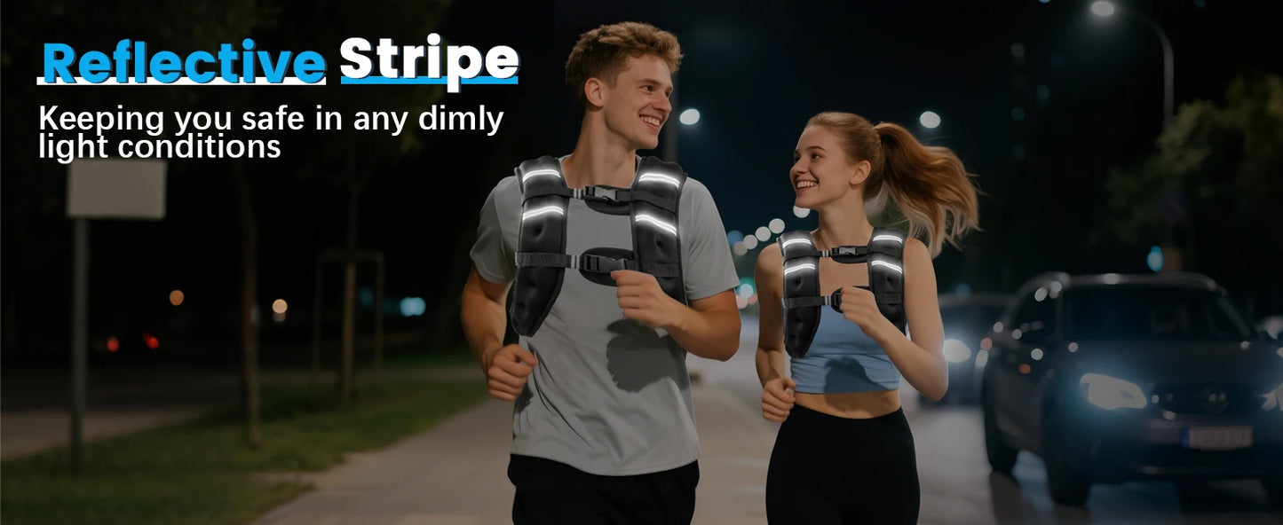 Weighted Vest w/Reflective Stripe