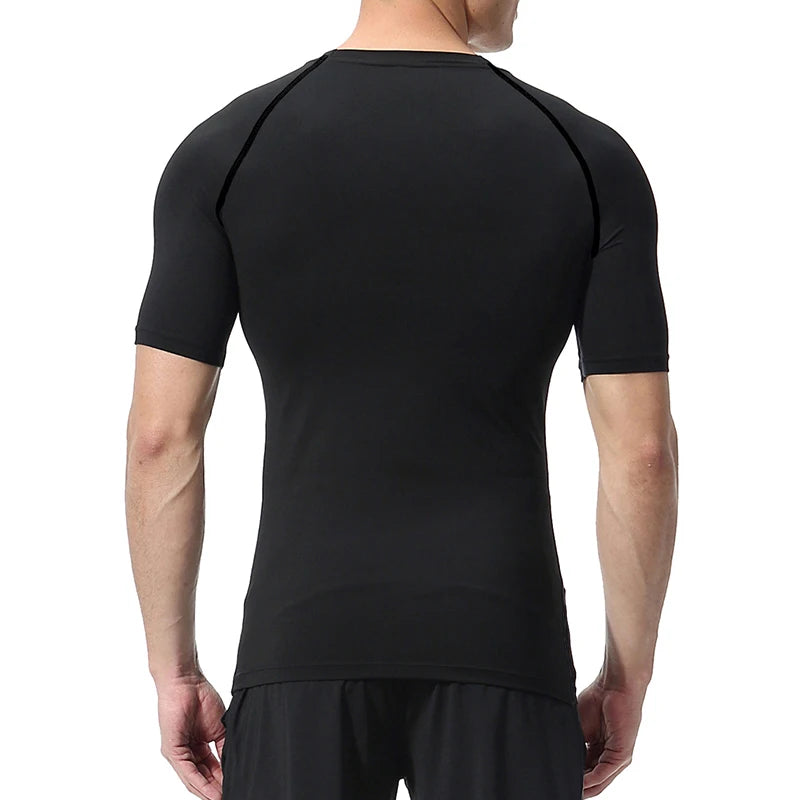 Cross-Print Compression Tee