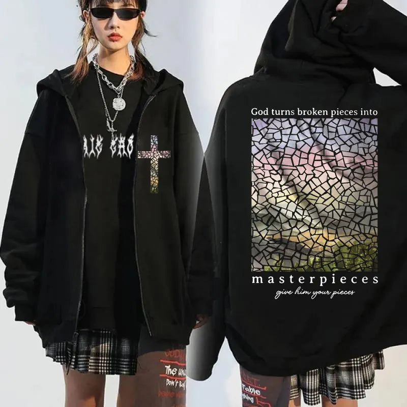 Assorted Faith-Based Zip-Up Hoodies (Christian Apparel)