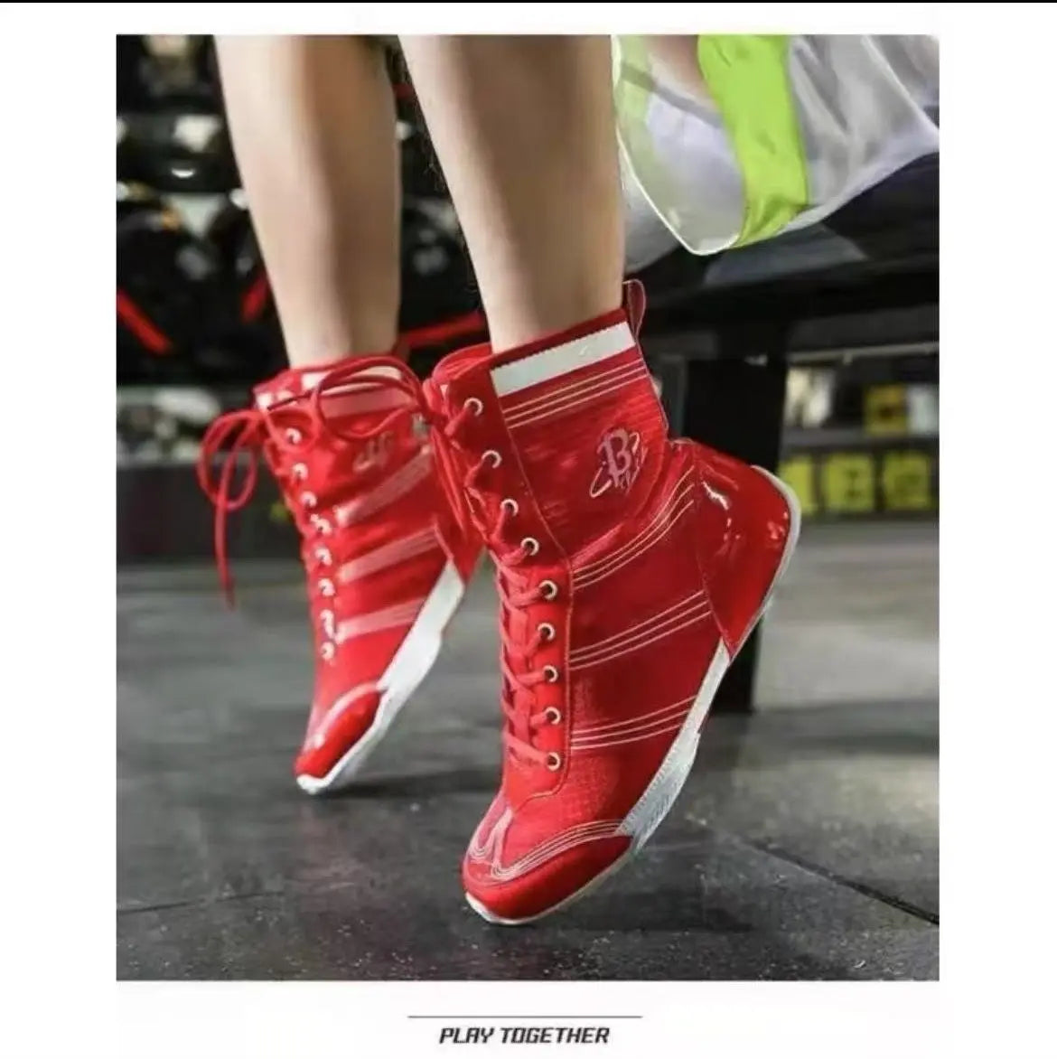 Vibrant Professional Boxing/Wrestling Shoes #3