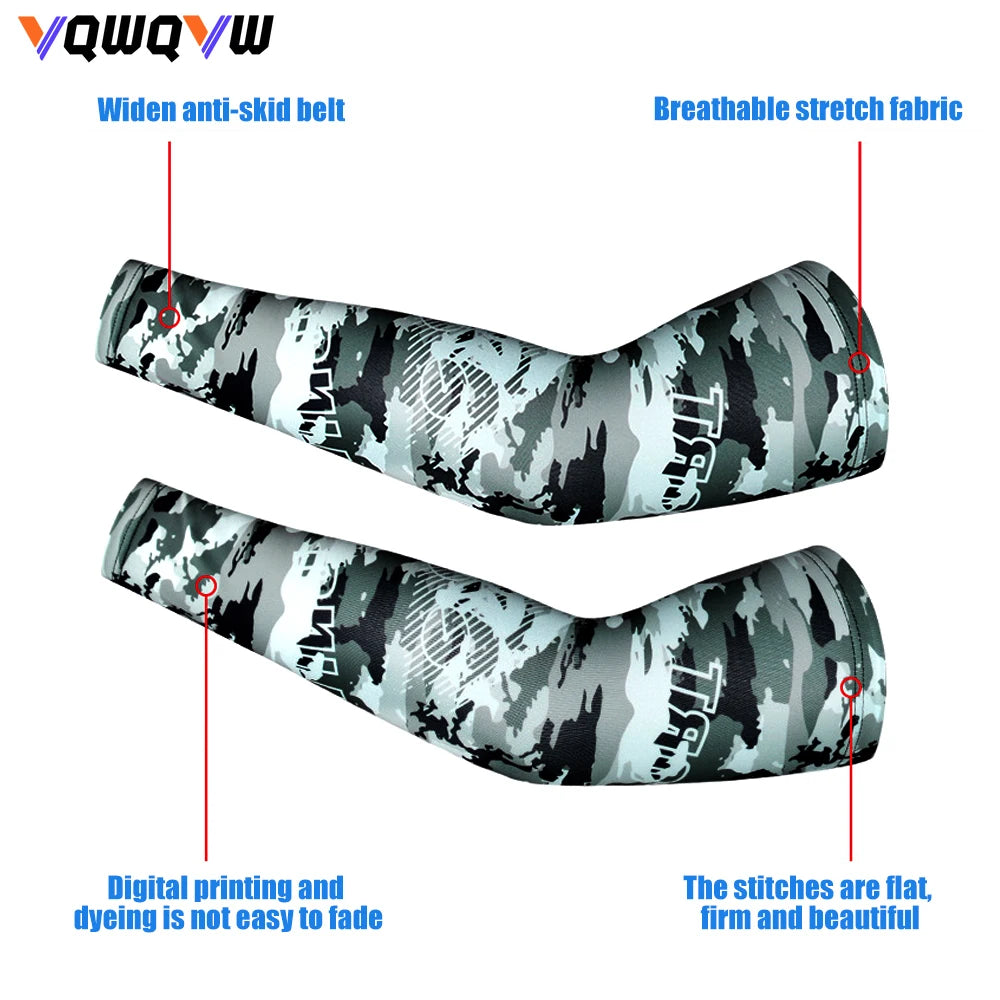 Unisex Camo-Print Arm Sleeves (1 Pair)