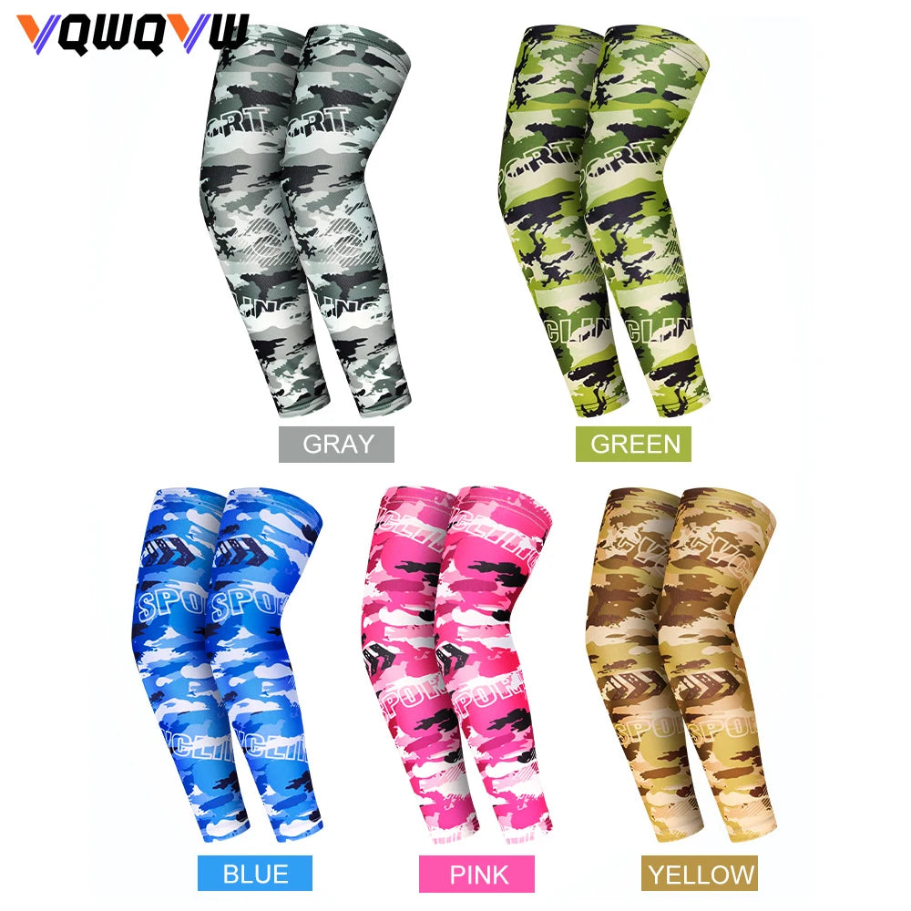 Unisex Camo-Print Arm Sleeves (1 Pair)
