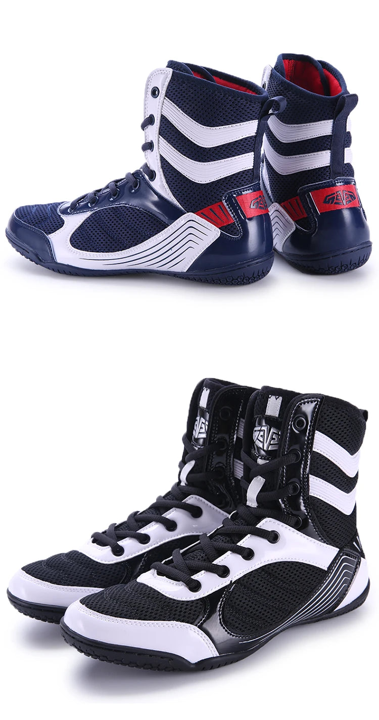 Breathable Professional Boxing/Wrestling Shoes #2