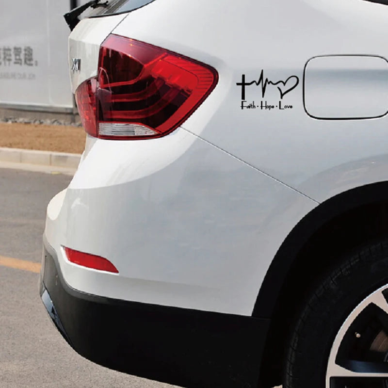 "Faith Hope Love" Vinyl Decal Car Sticker