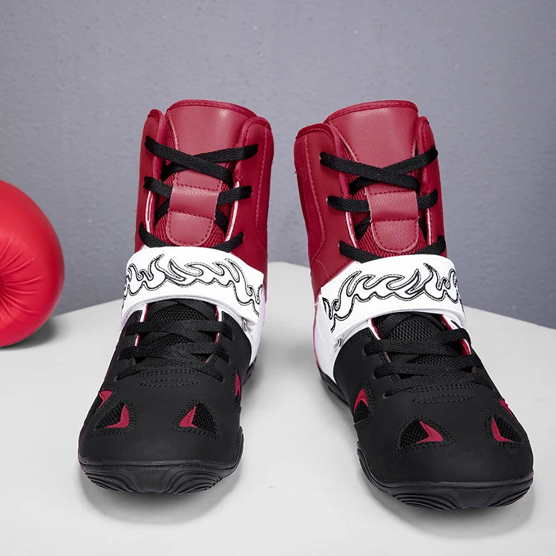 "Fiery Fists" Professional Boxing/Wrestling Shoes