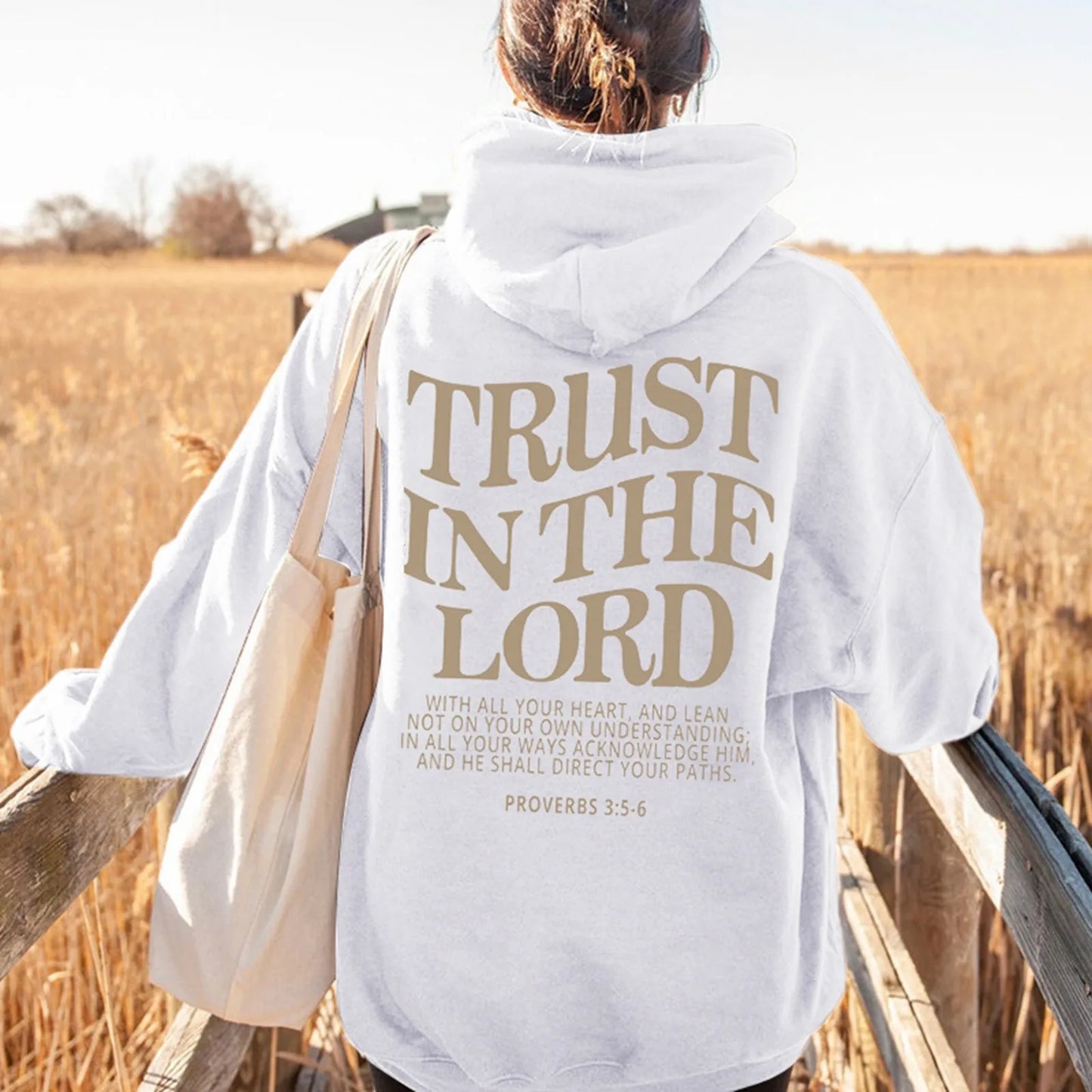 'Trust In The Lord' Pullover Hoodie (Christian Apparel)
