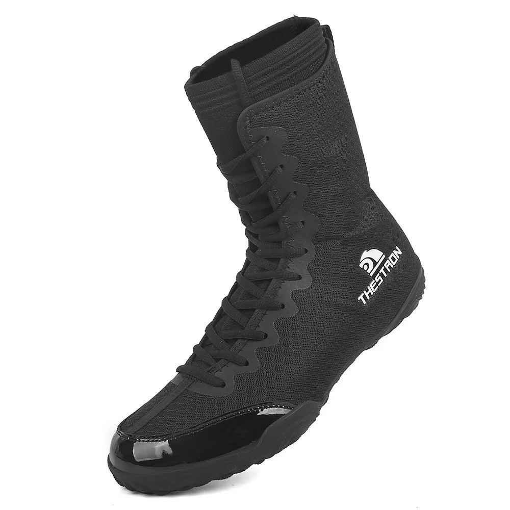 Breathable Professional Boxing/Wrestling Shoes #4