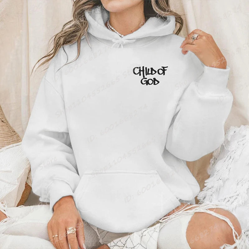 'Child Of God' Print Pullover Hoodie (Christian Apparel)