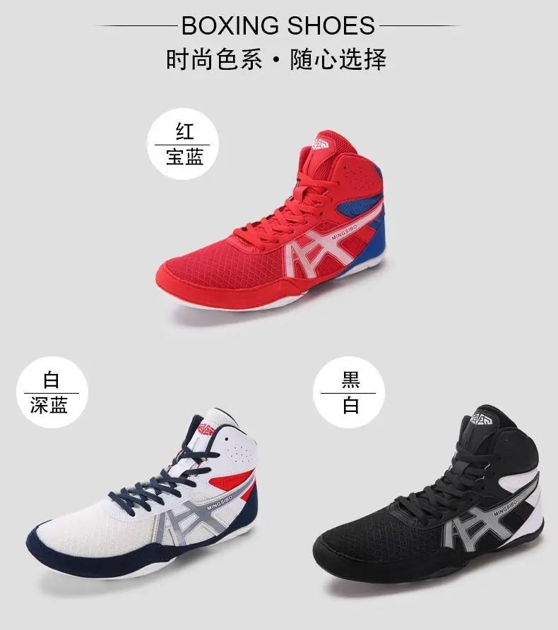 Breathable Professional Boxing/Wrestling Shoes #3