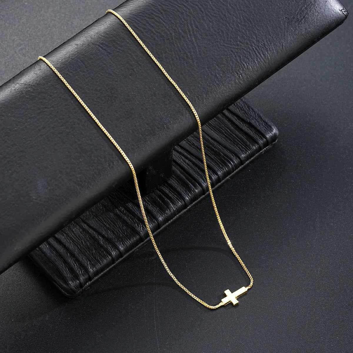 Mini Cross Pendant Necklace