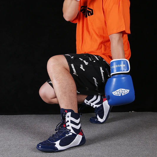 Breathable Professional Boxing/Wrestling Shoes #2
