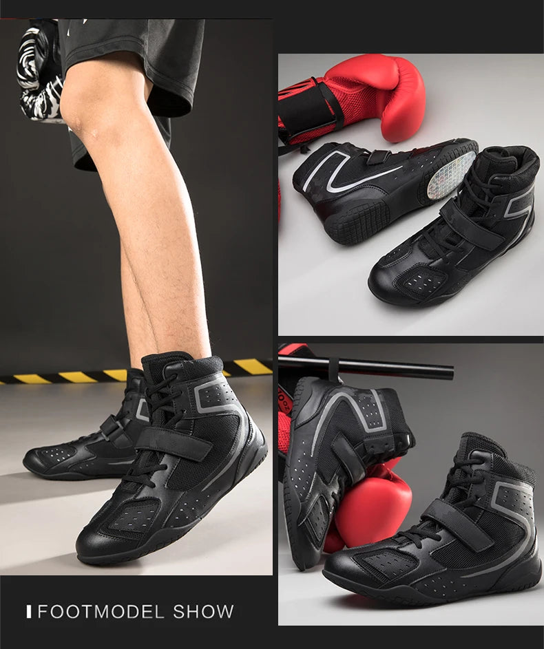 "Camo Print" Professional Boxing/Wrestling Shoes