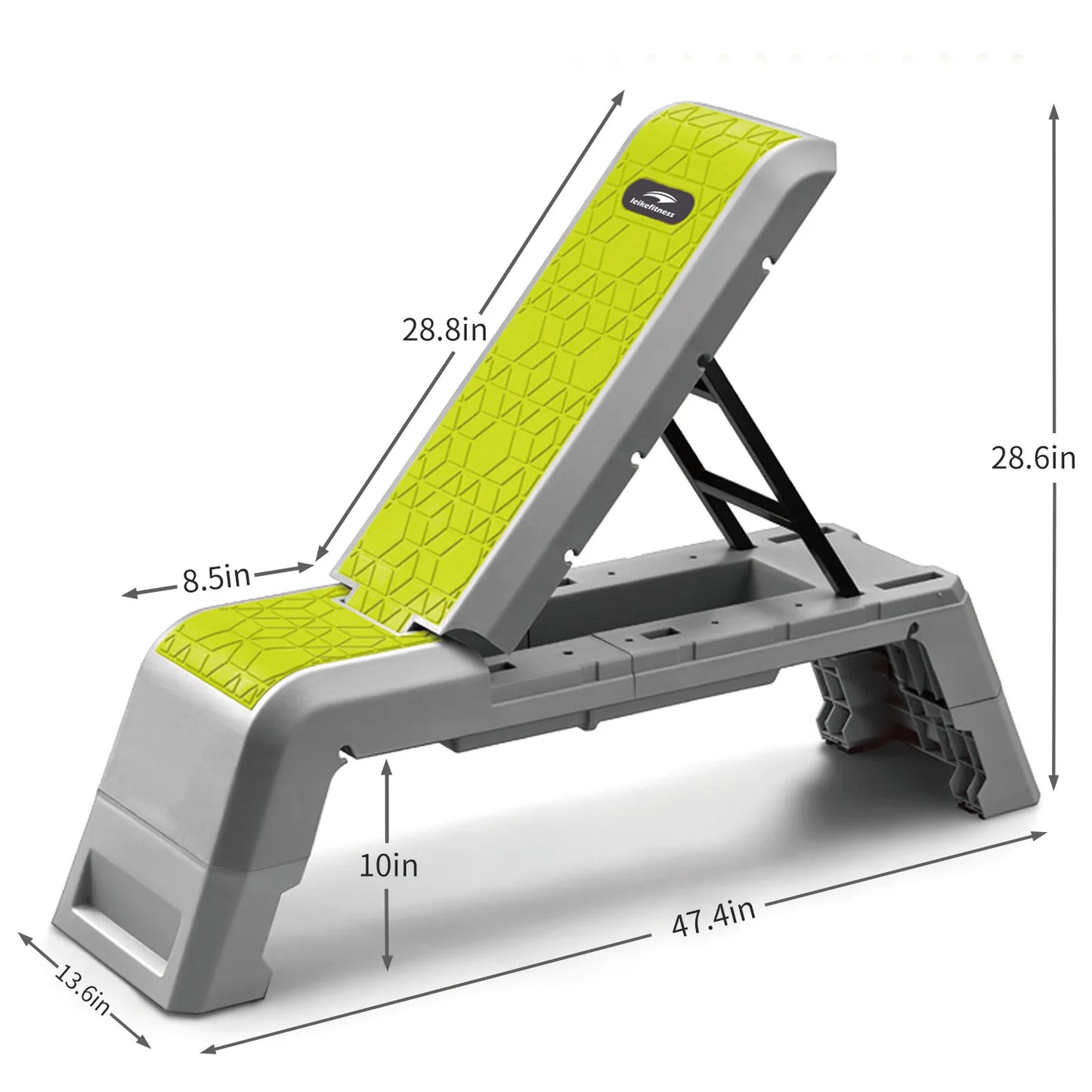 Multifunctional Adjustable Dumbbell Bench Deck w/Cable Workout