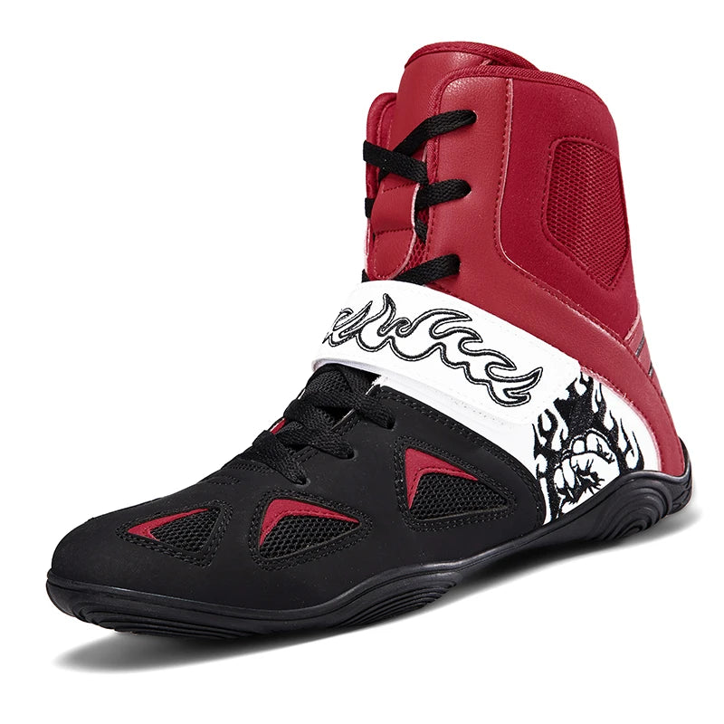 "Fiery Fists" Professional Boxing/Wrestling Shoes