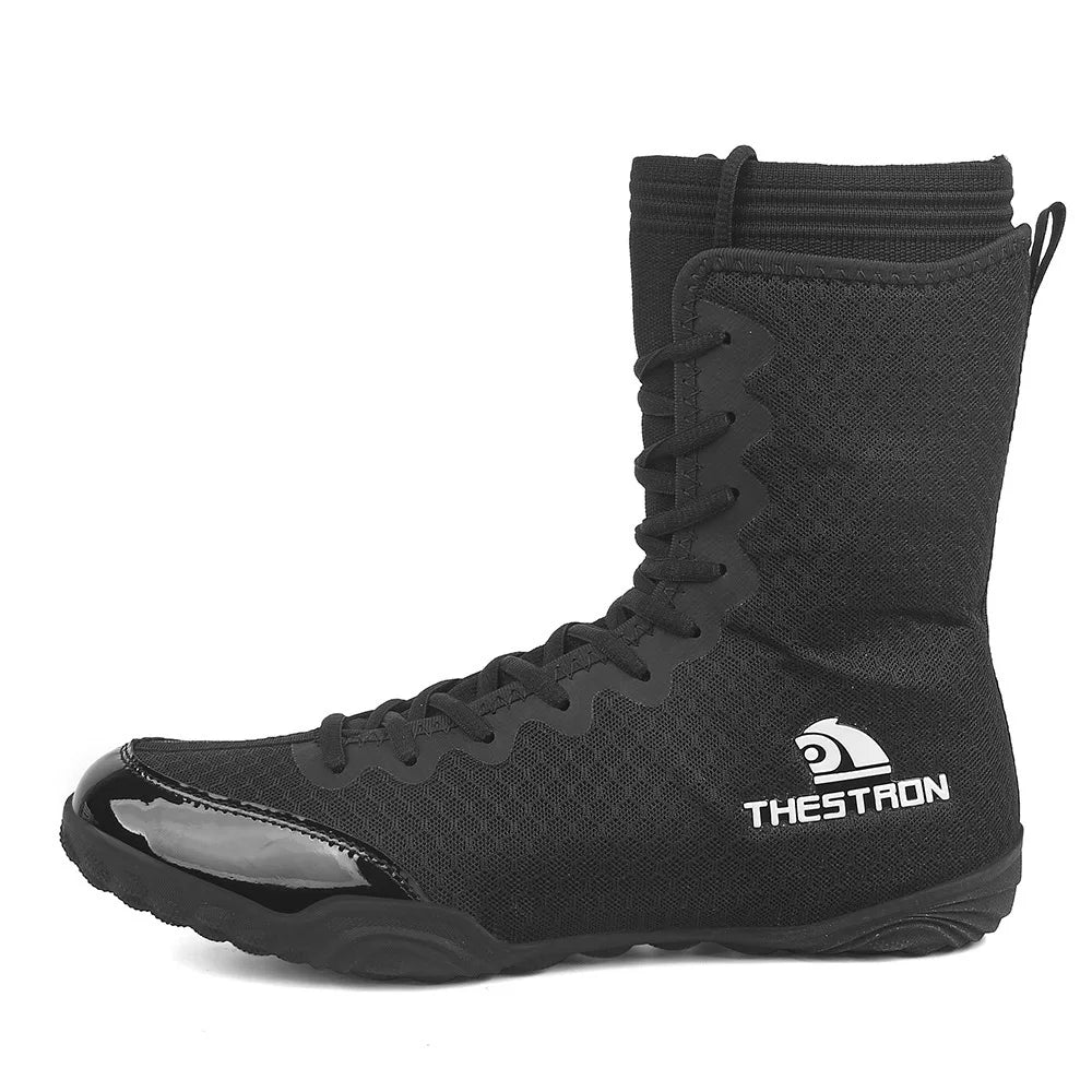 Breathable Professional Boxing/Wrestling Shoes #4