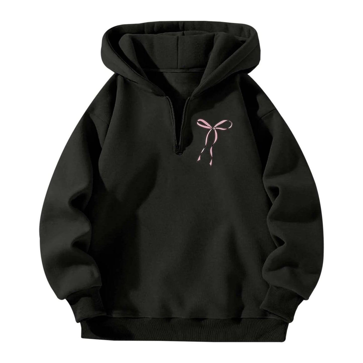 'Faith Over Fear' Pullover Hoodie w/Ribbon Print (Christian Apparel)