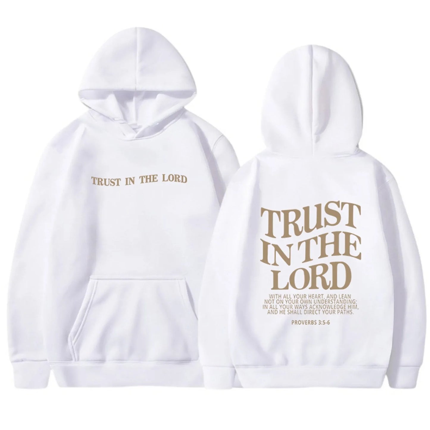 'Trust In The Lord' Pullover Hoodie (Christian Apparel)