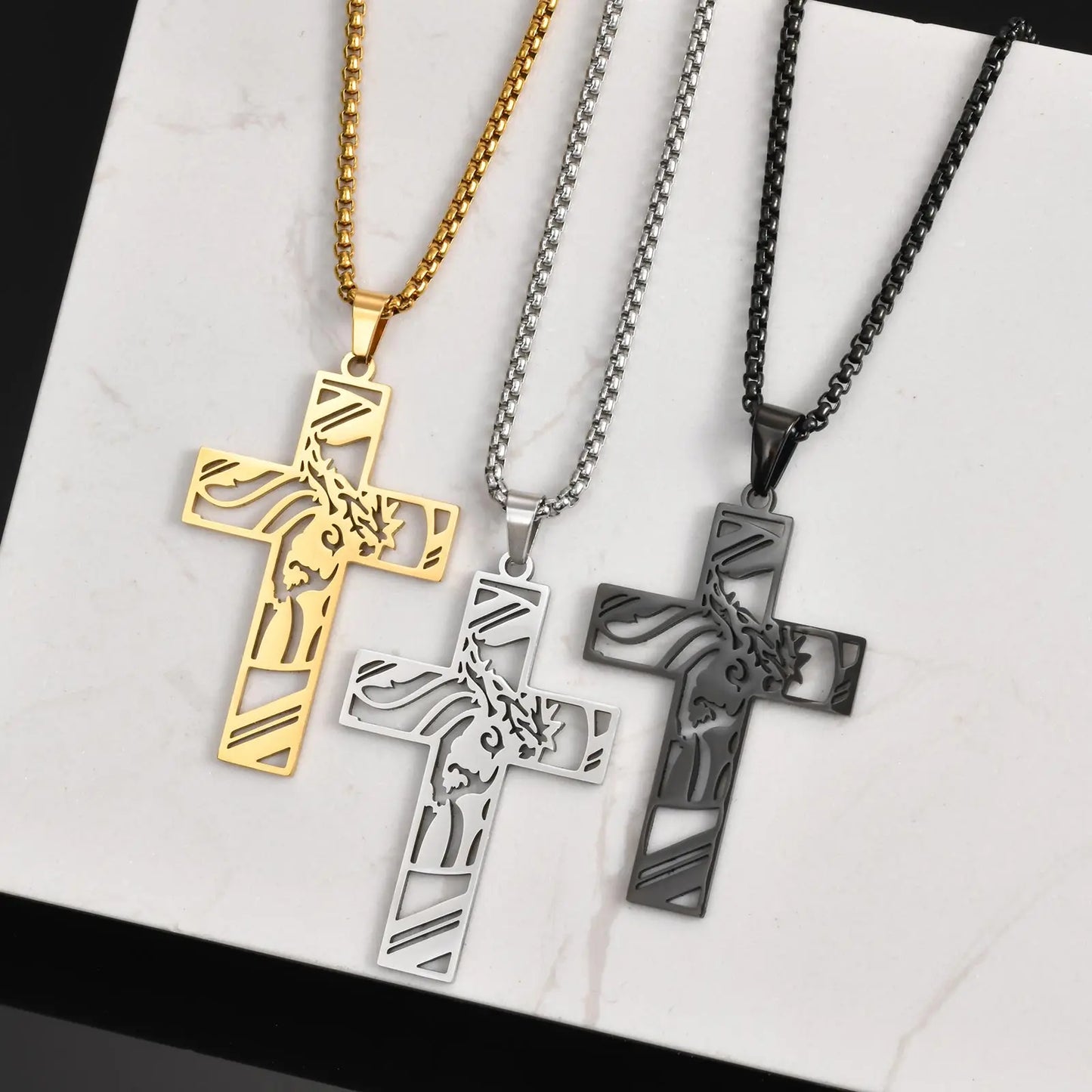 Fashion Cross Pendant Necklace