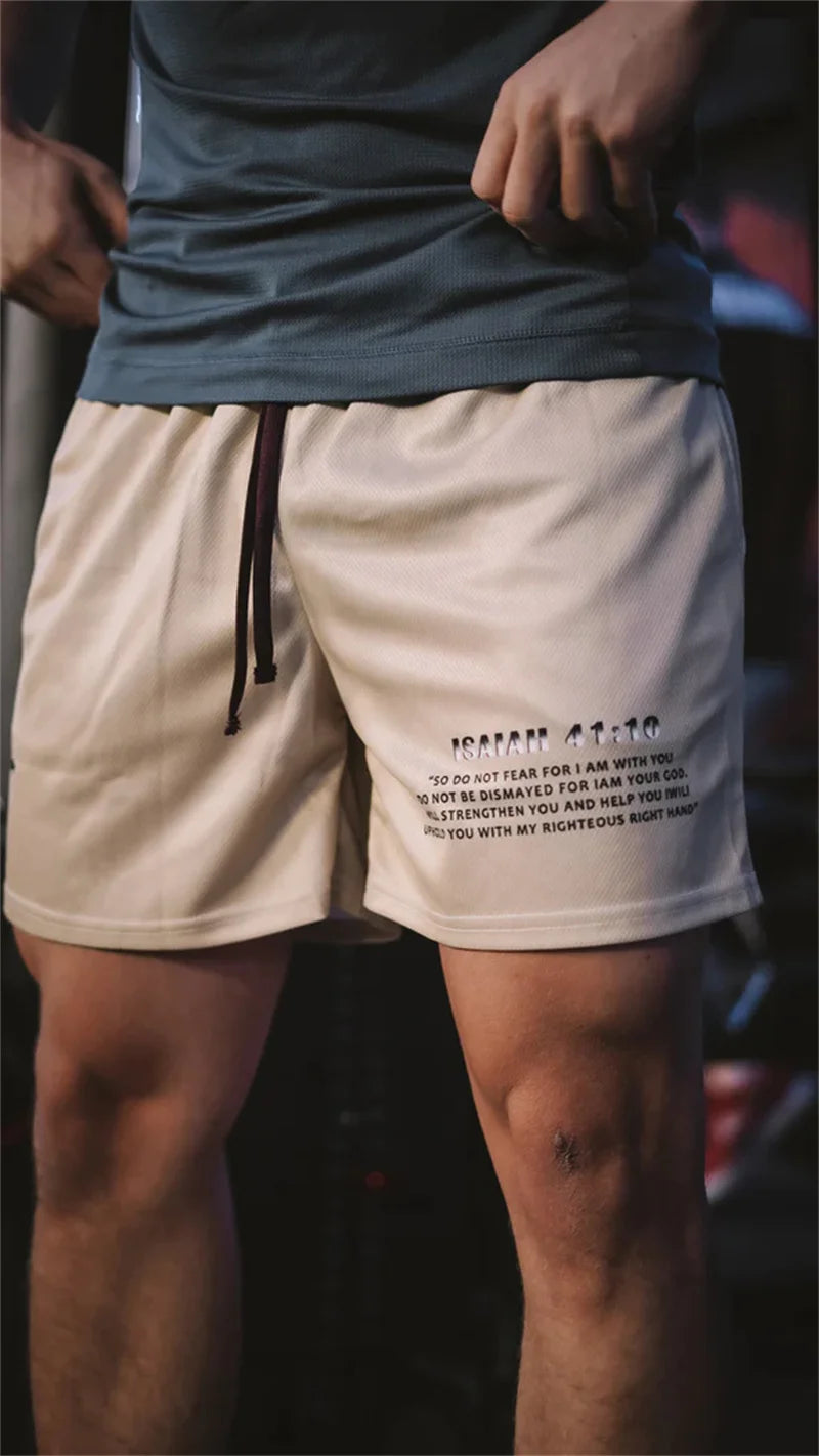 Assorted City of Crosses Logo Workout Shorts