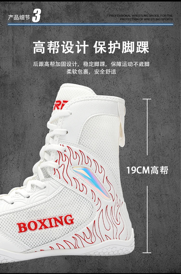 "Rising Flame" Assorted Professional Boxing Shoes