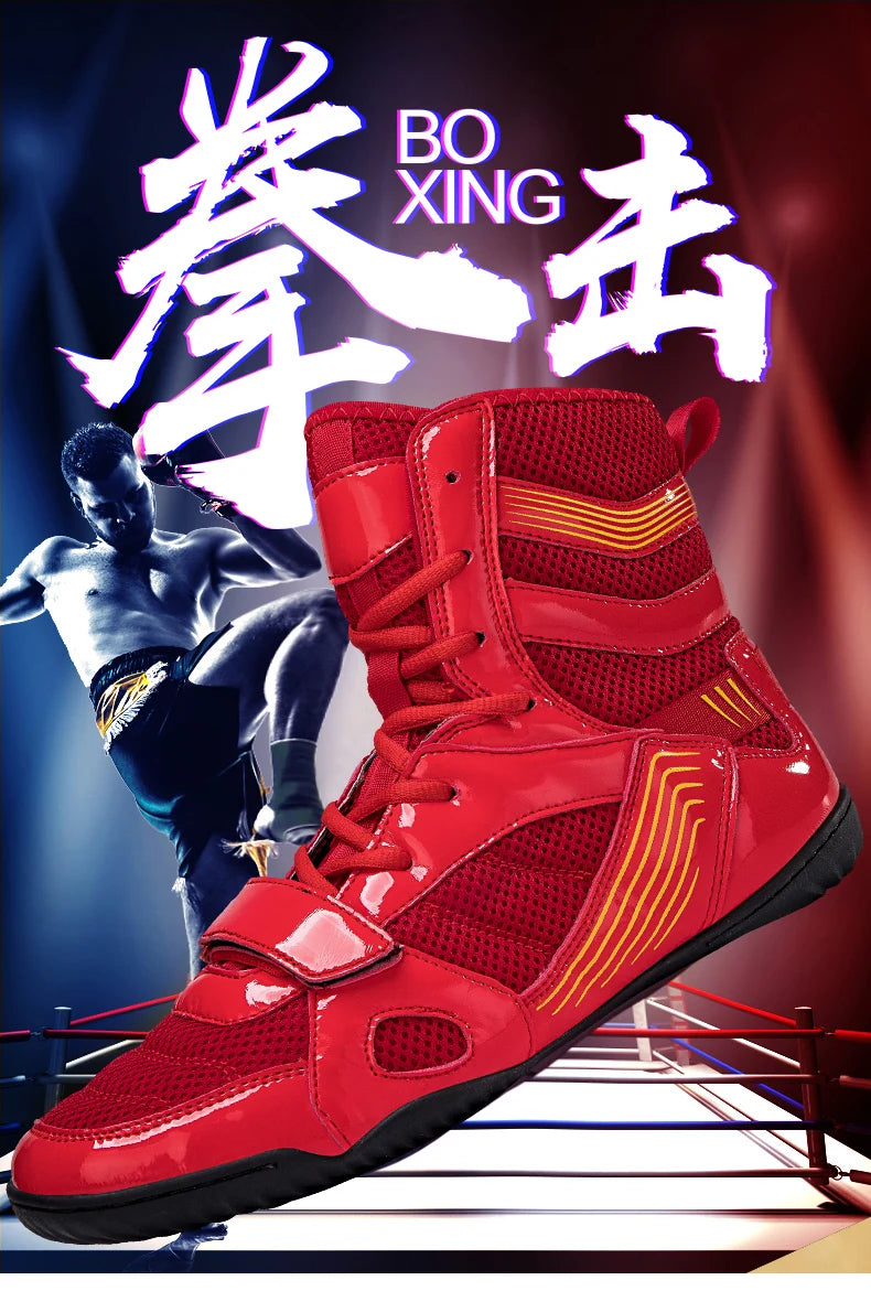 Breathable Professional Boxing/Wrestling Shoes #5