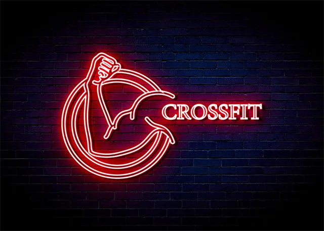 Neon Fitness Wall Posters