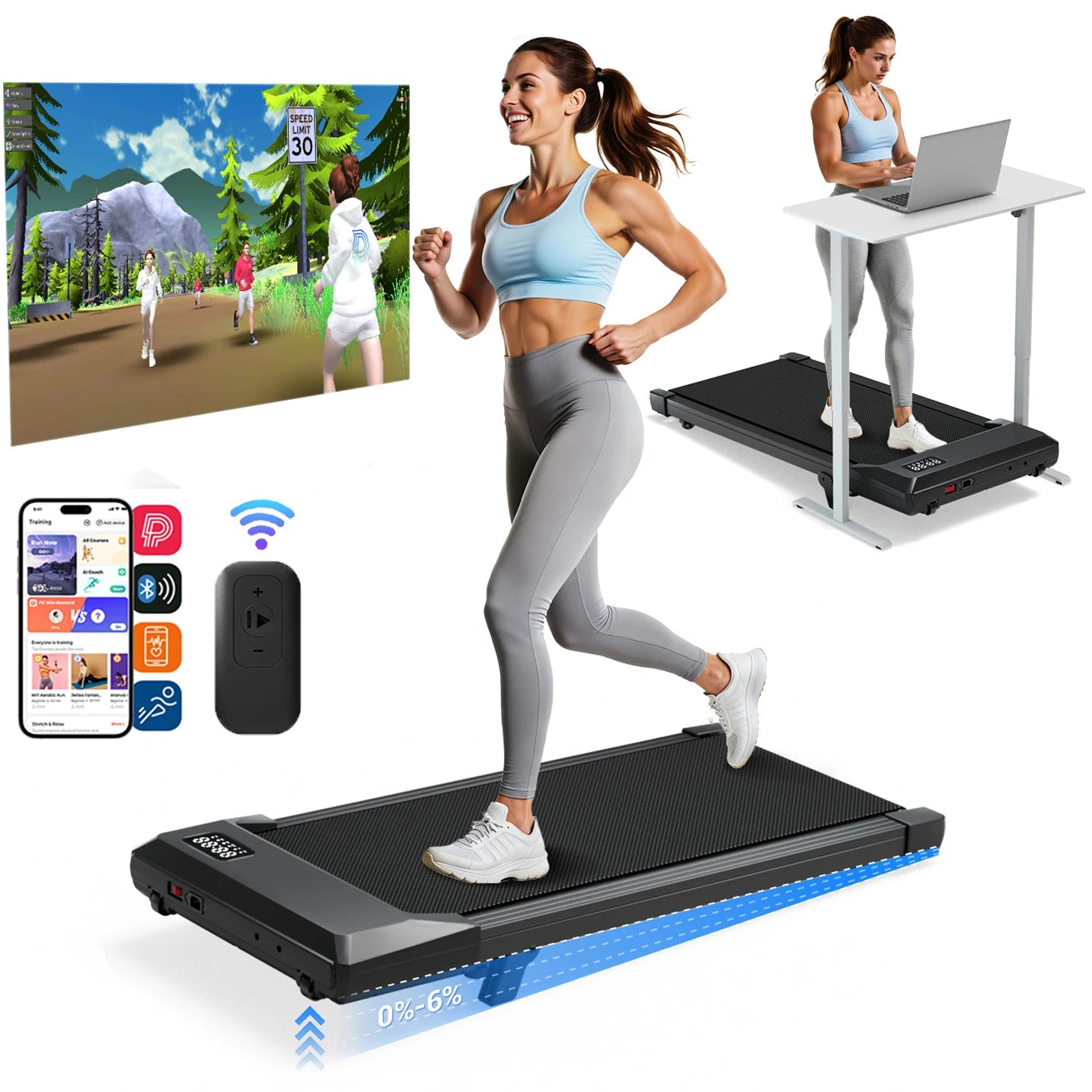 Foldable Smart Treadmill