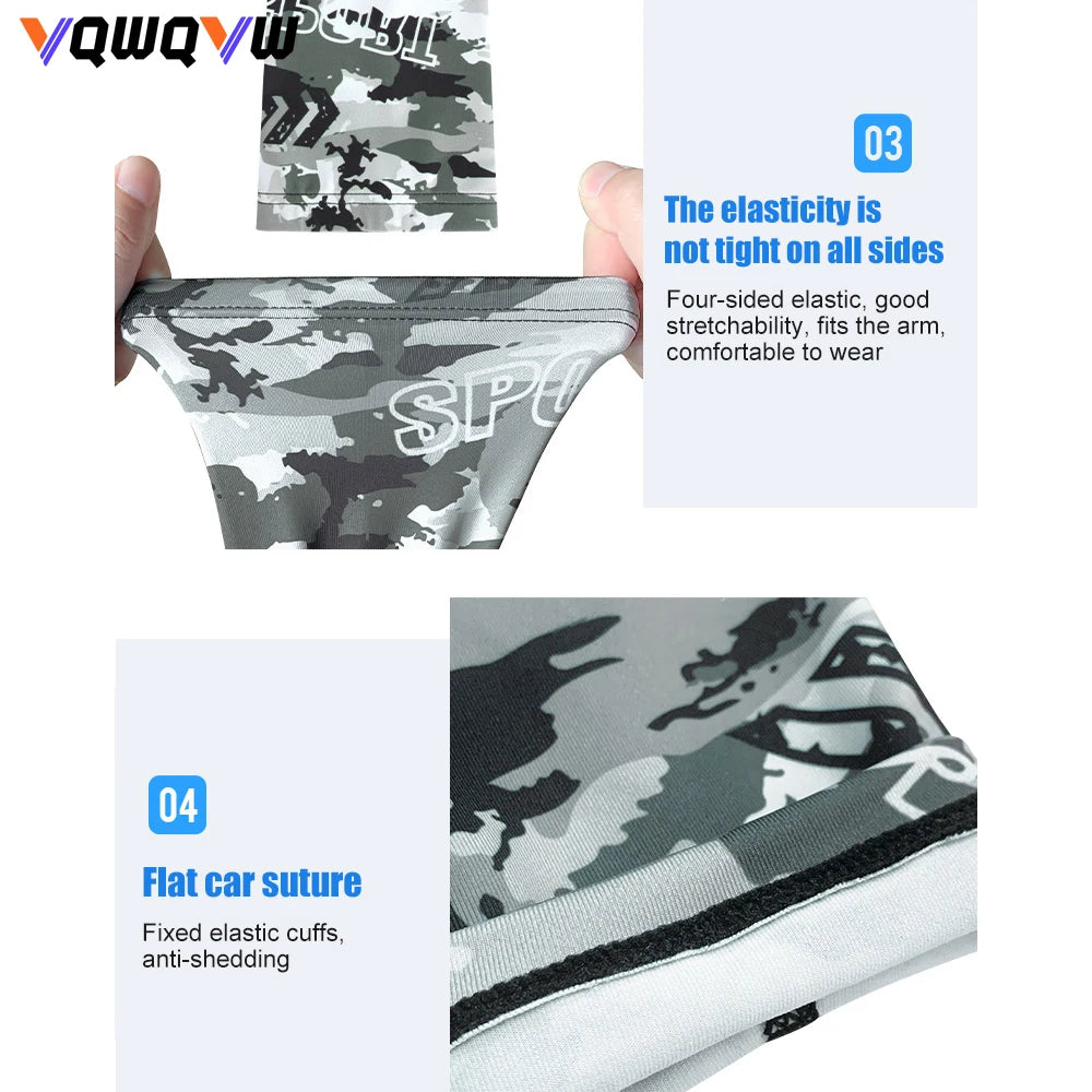 Unisex Camo-Print Arm Sleeves (1 Pair)