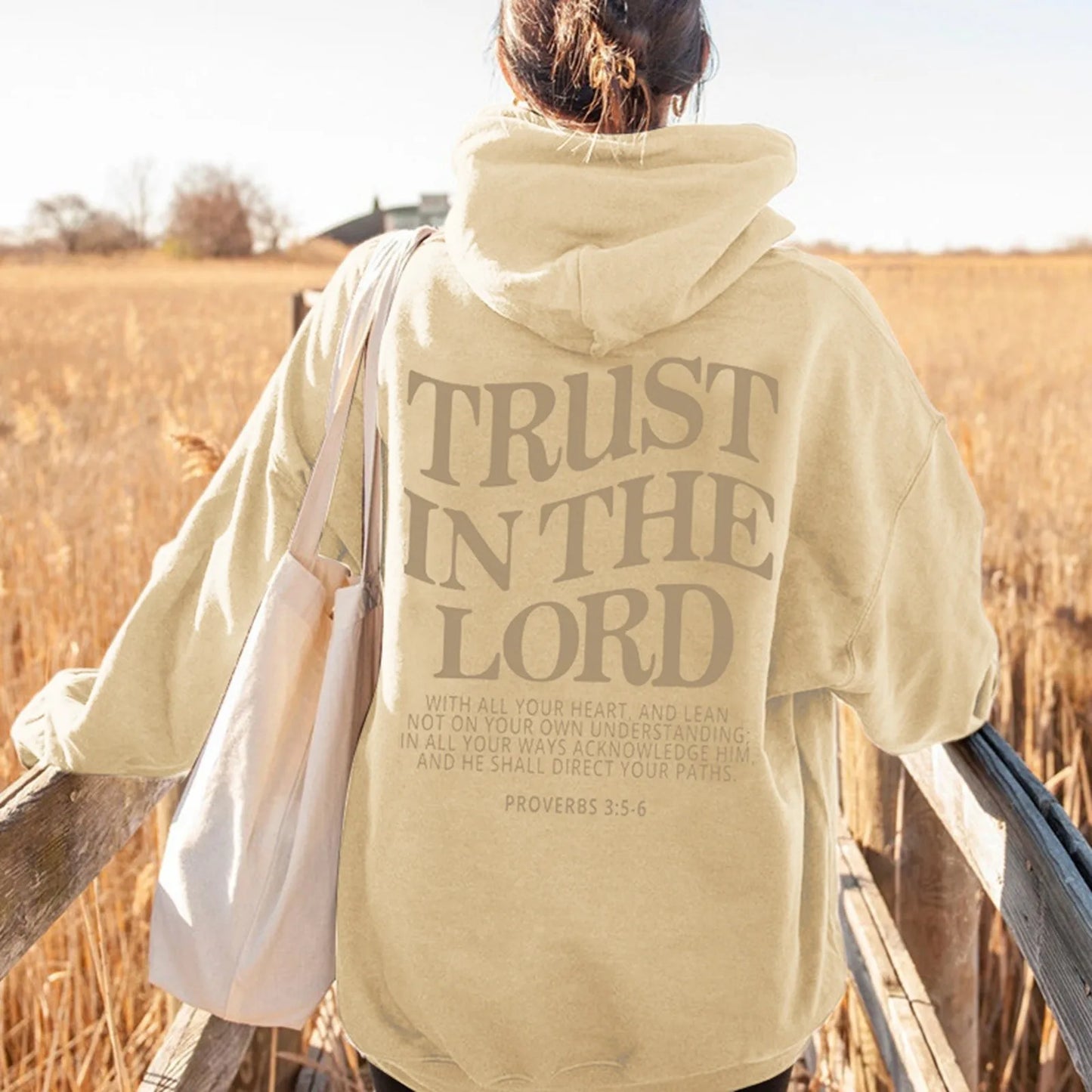 'Trust In The Lord' Pullover Hoodie (Christian Apparel)