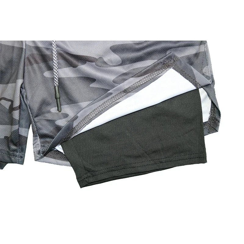 2-in-1 Men's Performance Shorts (Bible Printed)