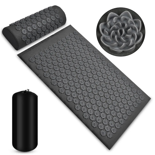 Yoga Acupressure Massage Mat Set
