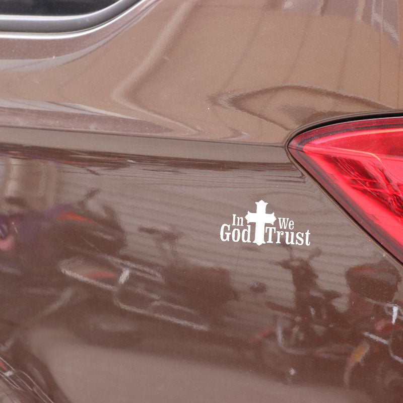 "In God We Trust" Vinyl Decal Car Sticker