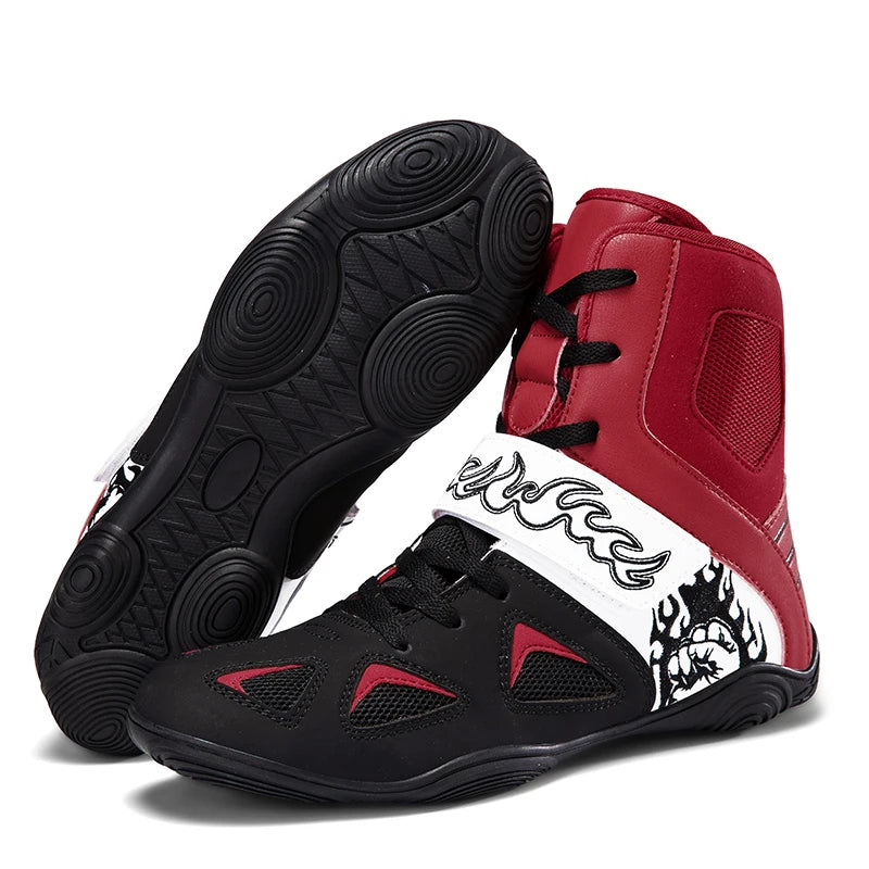 "Fiery Fists" Professional Boxing/Wrestling Shoes