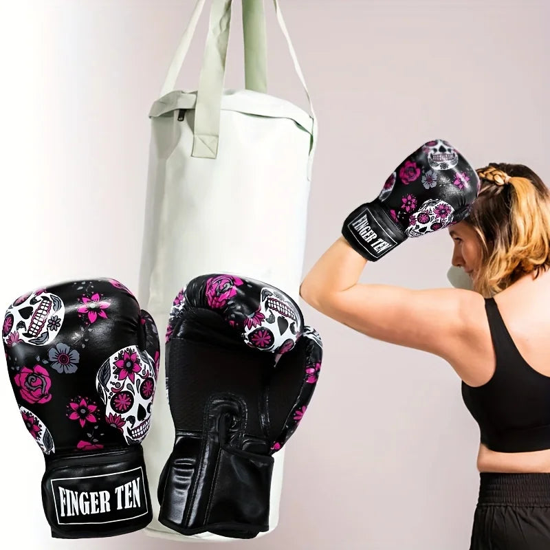 "Rosa de la Muerte" Professional Boxing Gloves
