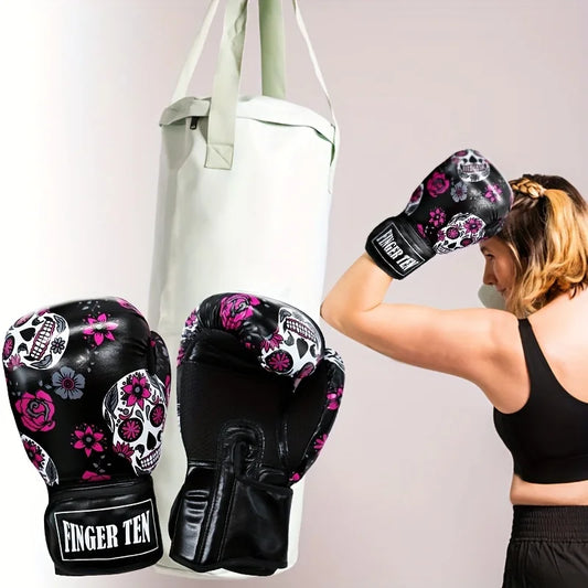 "Rosa de la Muerte" Professional Boxing Gloves