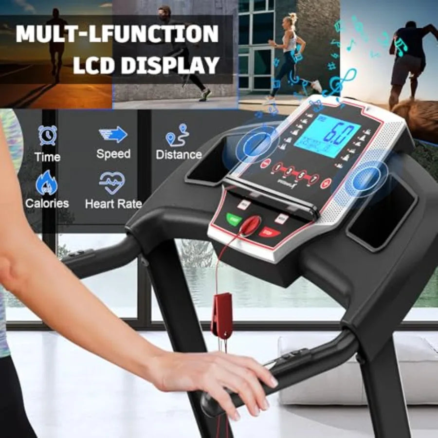 Shock Absorbant Incline Treadmill