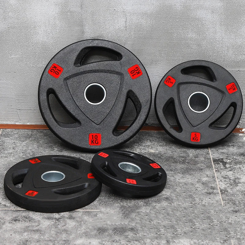 Rubber Coated Barbell Plates (2.5-25kg)