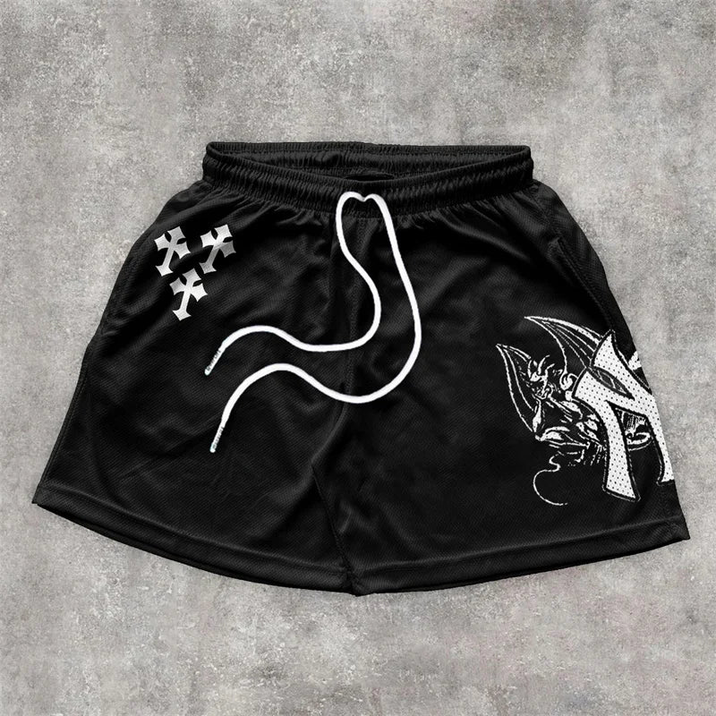 Assorted City of Crosses Logo Workout Shorts
