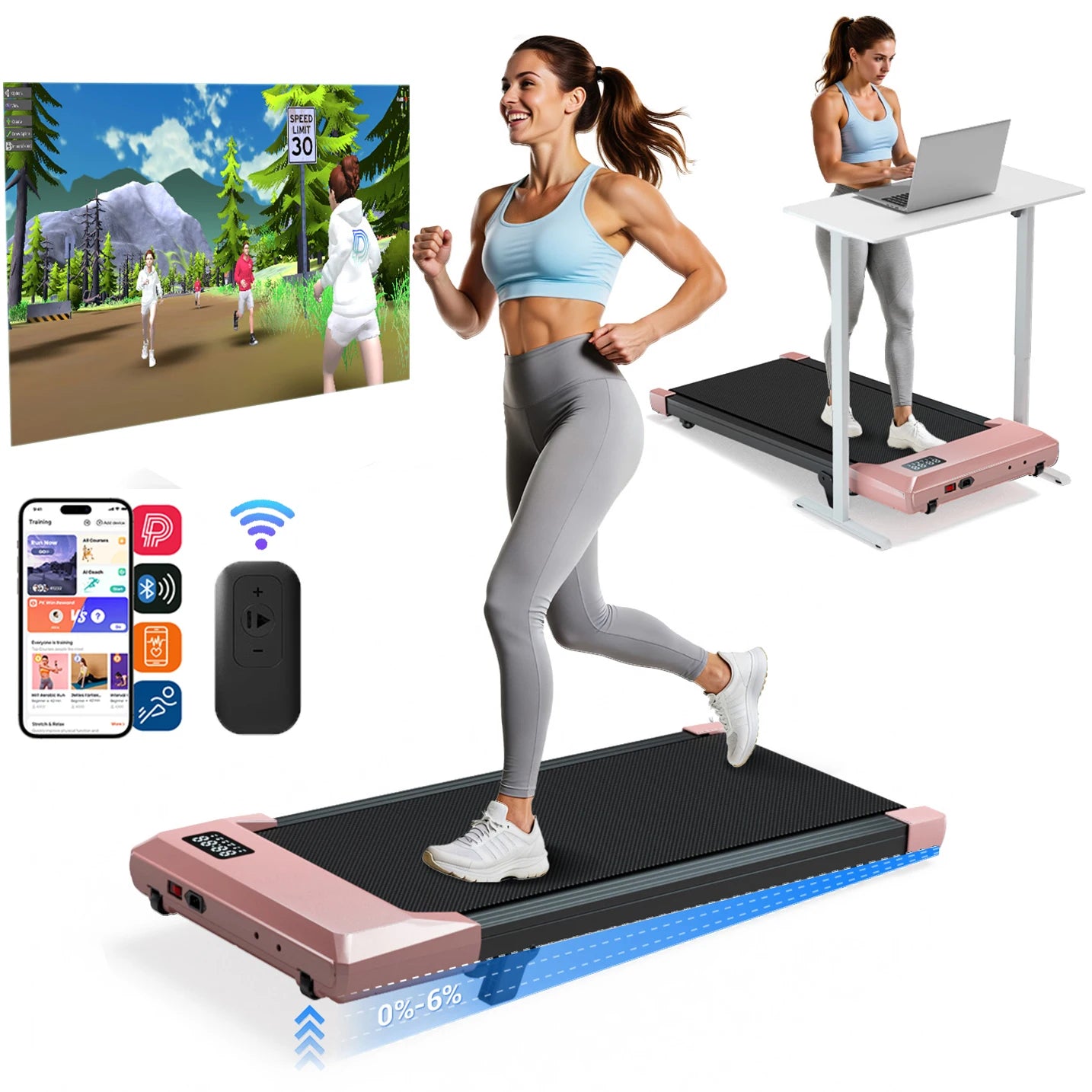 Foldable Smart Treadmill