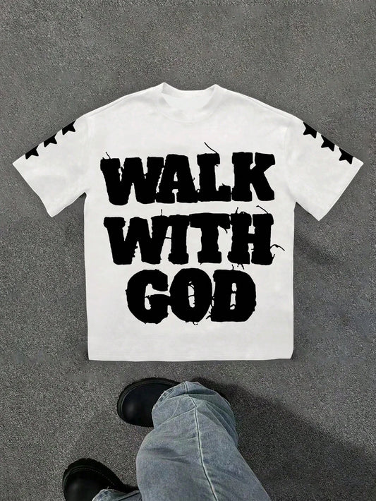 Y2K 'Walk With God' Graphic Tee