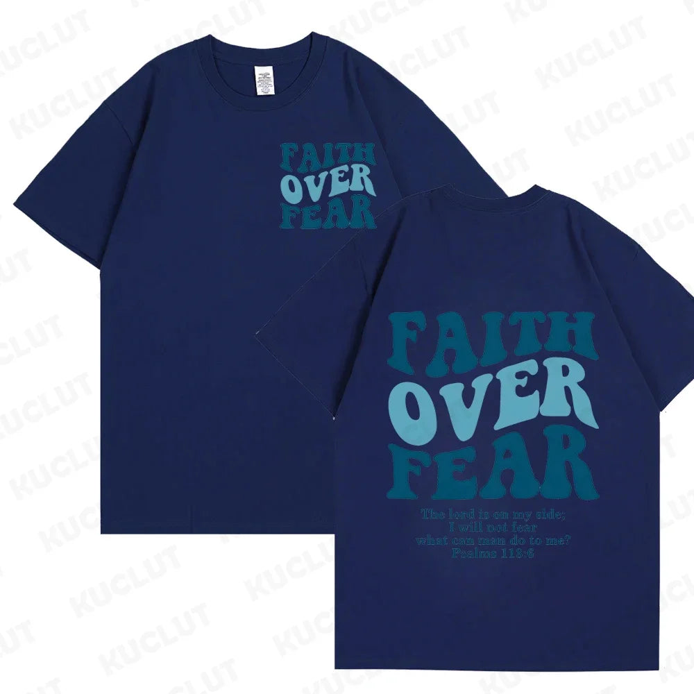 'Faith Over Fear' Graphic Tees (Christian Apparel)
