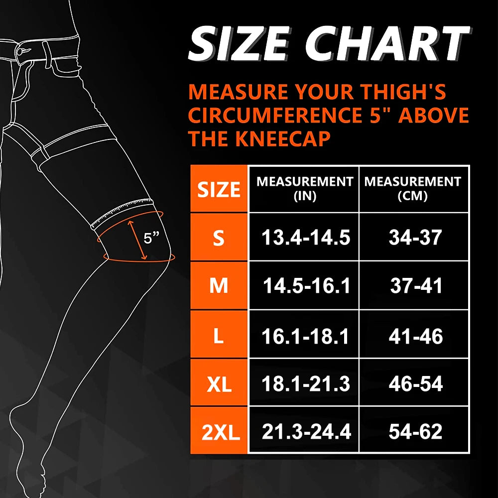 Long Leg Knee Brace Compression Sleeves