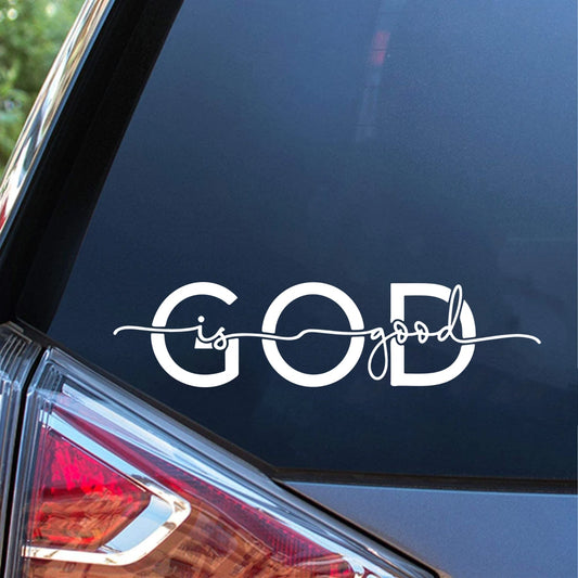 "God Is Good" Vinyl Decal Car Sticker