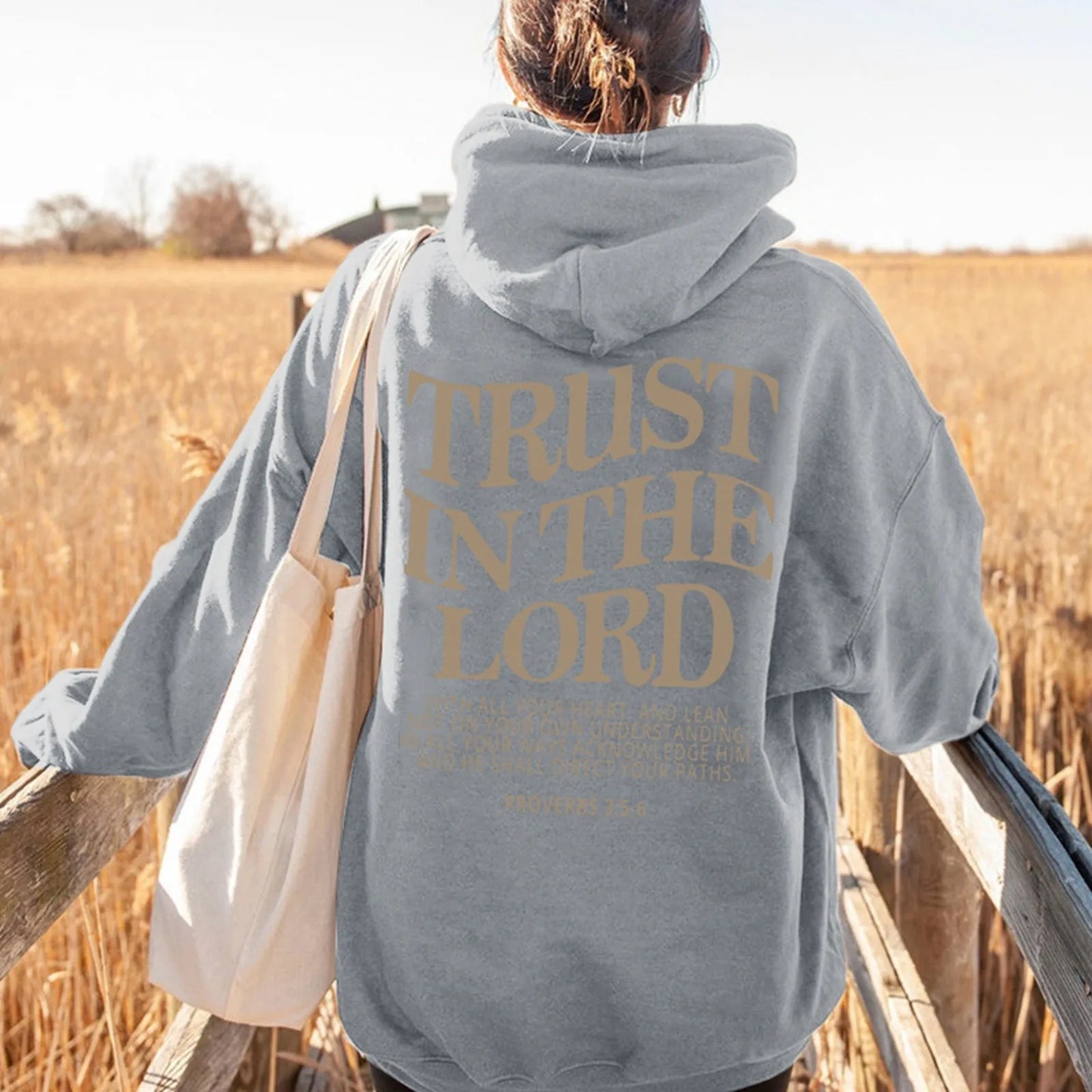 'Trust In The Lord' Pullover Hoodie (Christian Apparel)