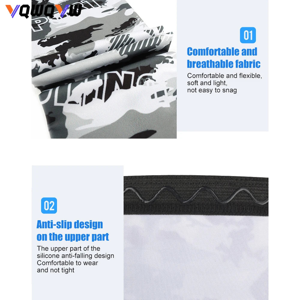 Unisex Camo-Print Arm Sleeves (1 Pair)