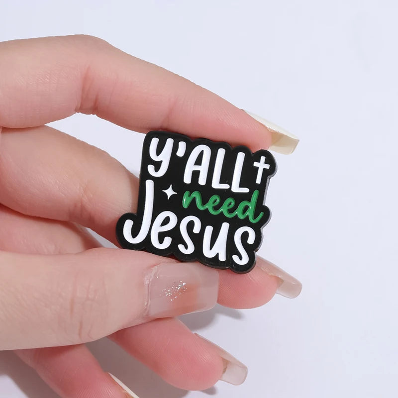 Cute CHRISTIAN Cartoon Enamel Pins