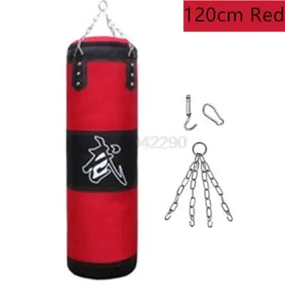 Heavy Boxing Bag w/Metal Chain Hook Carabiner (Unfilled)