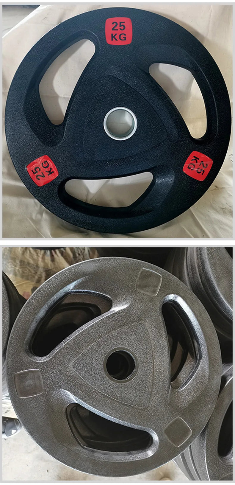Rubber Coated Barbell Plates (2.5-25kg)