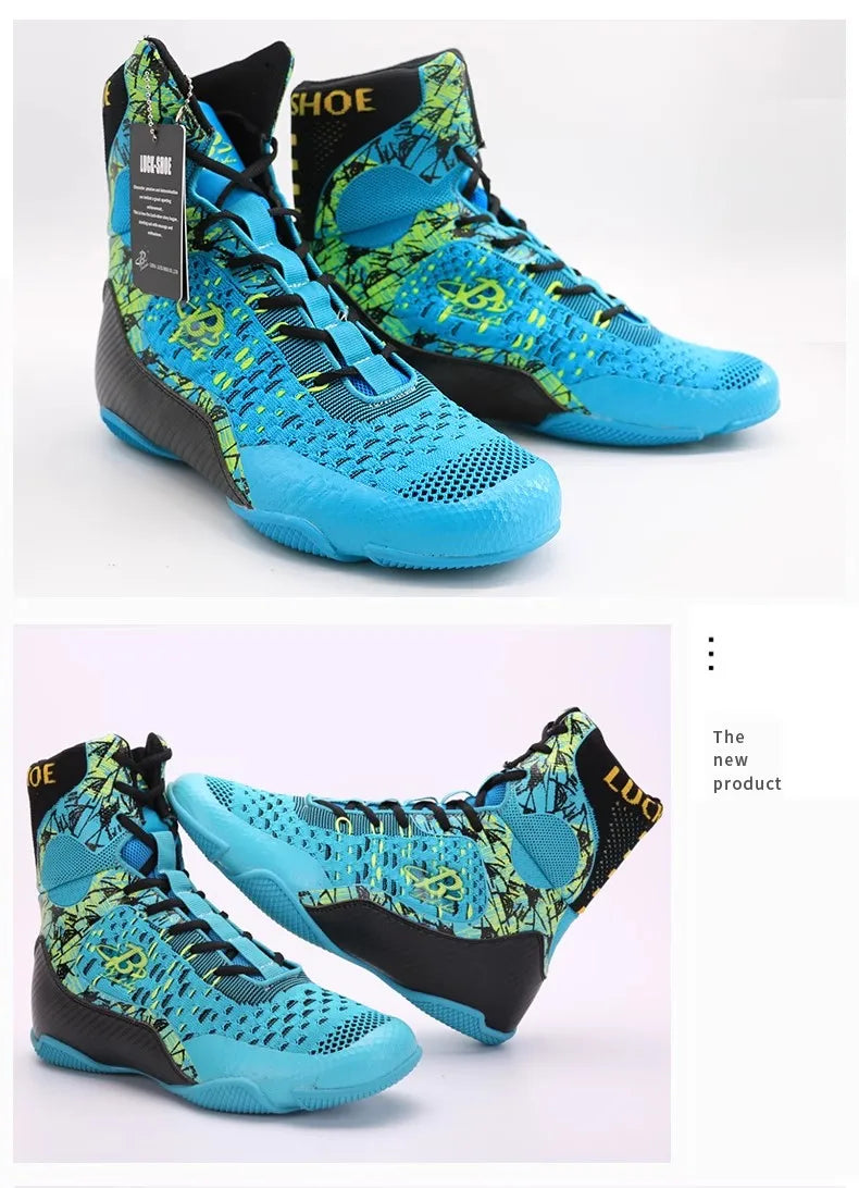 Breathable Professional Boxing/Wrestling Shoes