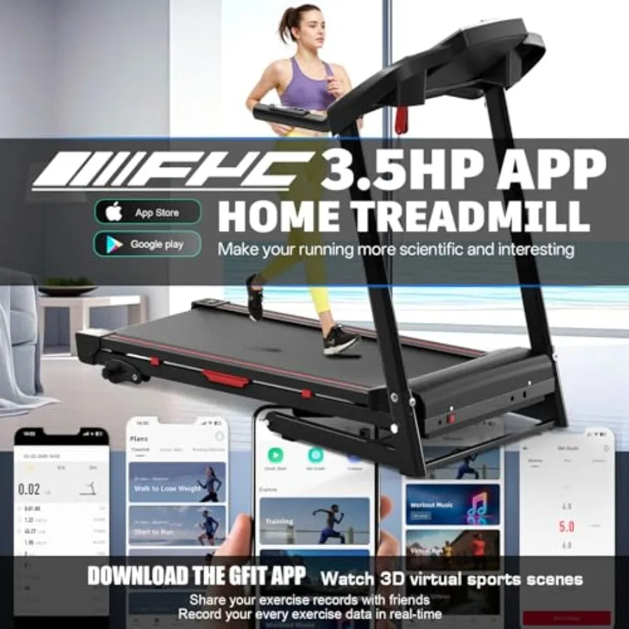 Shock Absorbant Incline Treadmill